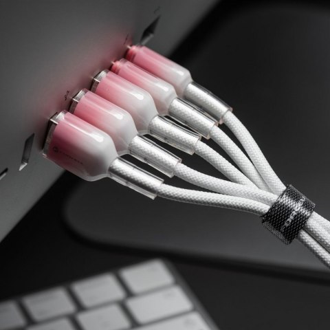 Kabel USB-A do Lightning Forcell F-Energy 2,4A 12W Gradient 1 m C353 biały