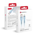 Kabel USB-A do Lightning Forcell F-Energy 2,4A 12W Silicone 1 m C343 niebieski