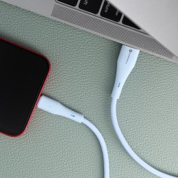 Kabel USB-A do Lightning Forcell F-Energy 2,4A 12W Silicone 1 m C343 niebieski