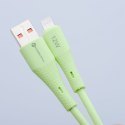 Kabel USB-A do Lightning Forcell F-Energy 2,4A 12W Silicone 1 m C343 zielony