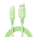 Kabel USB-A do Lightning Forcell F-Energy 2,4A 12W Silicone 1 m C343 zielony