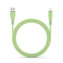Kabel USB-A do Lightning Forcell F-Energy 2,4A 12W Silicone 1 m C343 zielony
