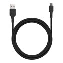 Kabel USB-A do Micro USB Blue Star 2A 1 m DC-001AM2.0 czarny
