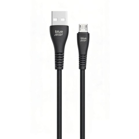 Kabel USB-A do Micro USB Blue Star 2A 12W 1 m PJ-DG3-A czarny