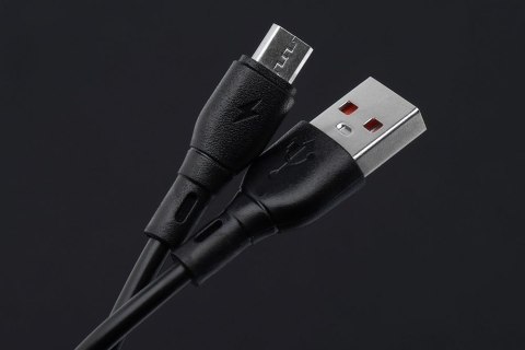 Kabel USB-A do Micro USB Blue Star 2A ECO 1 m PJ68-23-2 czarny