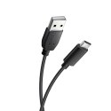 Kabel USB-A do Micro USB Blue Star Lite 3A 1,2 m czarny