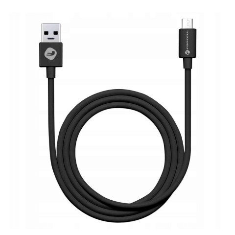 Kabel USB-A do Micro USB Forcell F-Energy 2,4A Tuba 1 m C321 czarny