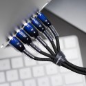 Kabel USB-A do Micro USB Forcell F-Energy QC3.0 2,4A 18W Gradient 1 m C351 czarny