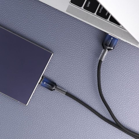Kabel USB-A do Micro USB Forcell F-Energy QC3.0 2,4A 18W Gradient 1 m C351 czarny