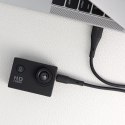 Kabel USB-A do Micro USB Forcell F-Energy QC3.0 2,4A 18W Silicone 1 m C341 czarny