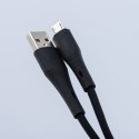 Kabel USB-A do Micro USB Forcell F-Energy QC3.0 2,4A 18W Silicone 1 m C341 czarny