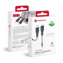 Kabel USB-C do Lightning Forcell F-Energy PD 3A 27W Carbon 1 m CB-01C czarny