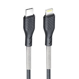 Kabel USB-C do Lightning Forcell F-Energy PD 3A 27W Carbon 1 m CB-01C czarny