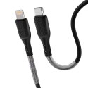 Kabel USB-C do Lightning Forcell F-Energy PD 3A 27W Carbon 1 m CB-01C czarny