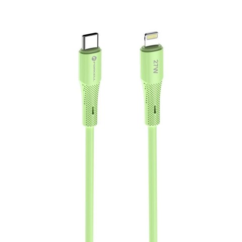 Kabel USB-C do Lightning Forcell F-Energy PD 3A 27W Silicone 1 m C346 zielony