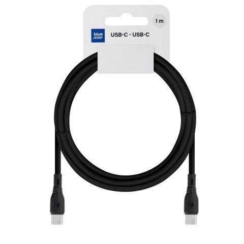 Kabel USB-C do USB-C Blue Star 3A 60W ECO 1 m PJ73-13-3 czarny