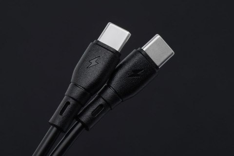 Kabel USB-C do USB-C Blue Star 3A 60W ECO 1 m PJ73-13-3 czarny