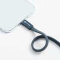 Kabel USB-C do USB-C Forcell F-Energy QC4.0 PD 3A 60W Cafule Flat 1,2 m CCFN23 granatowy