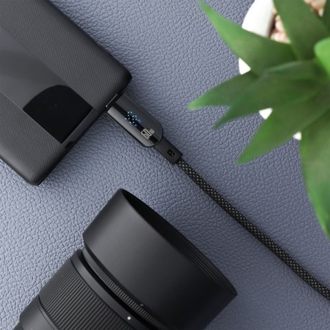 Kabel USB-C do USB-C Forcell F-Energy QC4.0 PD 3A 60W Digital 1,2 m C274 czarny