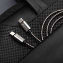 Kabel USB-C do USB-C Forcell F-Energy QC4.0 PD 3A 60W Metal 1 m C237 srebrny