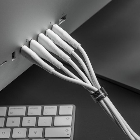 Kabel USB-C do USB-C Forcell F-Energy QC4.0 PD 3A 60W Silicone 1 m C344 biały