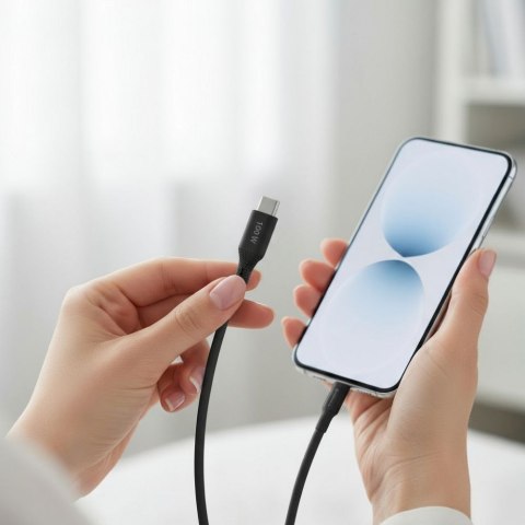 Kabel USB-C do USB-C Forcell F-Energy QC4.0 PD 3A 60W Silicone 1 m C344 czarny