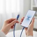 Kabel USB-C do USB-C Forcell F-Energy QC4.0 PD 3A 60W Silicone 1 m C344 granatowy