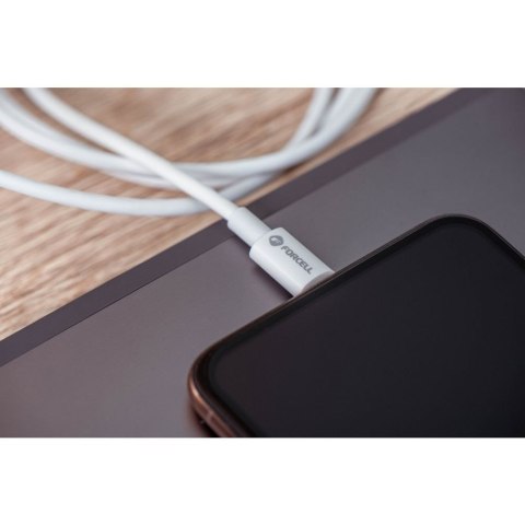 Kabel USB-C do USB-C Forcell F-Energy QC4.0 PD 5A 100W 3 m C339 biały