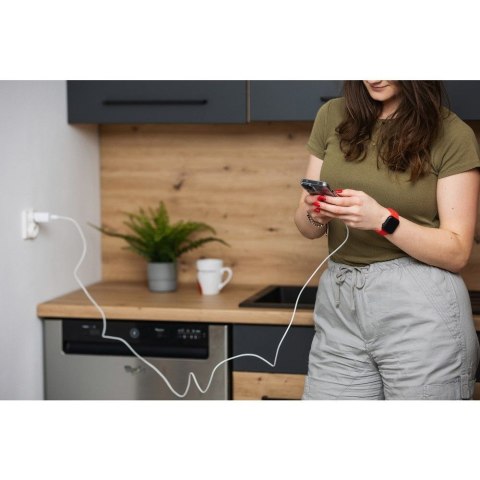 Kabel USB-C do USB-C Forcell F-Energy QC4.0 PD 5A 100W 3 m C339 biały