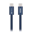 Kabel USB-C do USB-C Forcell F-Energy QC4.0 PD 5A 100W Cafule Color 1,2 m ACYH23 granatowy