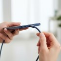 Kabel USB-C do USB-C Forcell F-Energy QC4.0 PD 5A 100W Cafule Color 1,2 m ACYH23 granatowy