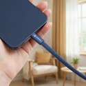 Kabel USB-C do USB-C Forcell F-Energy QC4.0 PD 5A 100W Cafule Flat 1,2 m CCFN23 granatowy