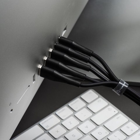 Kabel USB-C do USB-C Forcell F-Energy QC4.0 PD 5A 100W Silicone 1 m C347 czarny