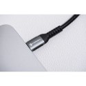 Kabel USB-C do USB-C Forcell F-Energy QC4.0 PD 5A 240W Cafule 0,25 m C263 czarny