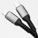 Kabel USB-C do USB-C Forcell F-Energy QC4.0 PD 5A 240W Cafule 0,25 m C263 czarny