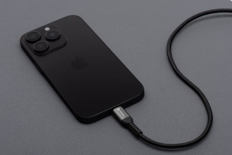 Kabel USB-C do USB-C Forcell F-Energy QC4.0 PD 5A 240W Cafule 3 m C263 czarny