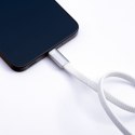 Kabel USB-C do USB-C Forcell F-Energy QC4.0 PD 5A 240W Cafule Flat 1,2 m CCFN23 biały