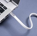 Kabel USB-C do USB-C Forcell F-Energy QC4.0 PD 5A 240W Cafule Flat 1,2 m CCFN23 biały