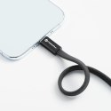 Kabel USB-C do USB-C Forcell F-Energy QC4.0 PD 5A 240W Cafule Flat 1,2 m CCFN23 czarny