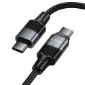 Kabel z końcówką magnetyczną USB C do USB C Hoco QC3.0 PD 5A 240W 1,2 m U159 czarny
