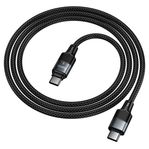 Kabel z końcówką magnetyczną USB C do USB C Hoco QC3.0 PD 5A 240W 1,2 m U159 czarny