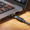 Kabel z końcówką magnetyczną USB C do USB C Hoco QC3.0 PD 5A 240W 1,2 m U159 czarny