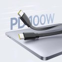 Kabel zwijany Baseus Free2Pull Mini 100W 3w1 USB-C - 2xUSB-C 1.2m - czarny