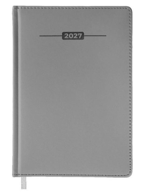 Kalendarz 2027 A5 dzienny szary