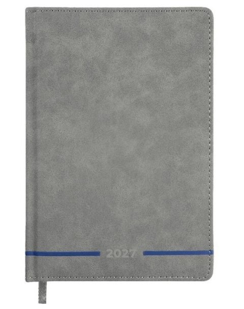 Kalendarz 2027 A5 dzienny szary