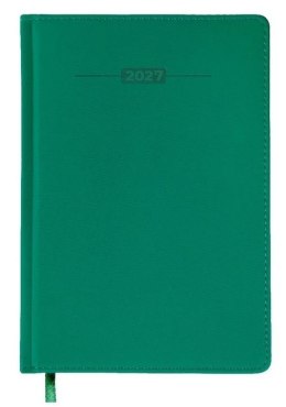 Kalendarz 2027 A5 dzienny zielony