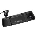 Kamera samochodowa na lusterko z wyświetlaczem 9,66" 1080p/30fps + kamera tylna 720p/30fps Hoco DV16 czarna