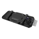Kamera samochodowa na lusterko z wyświetlaczem 9,66" 1080p/30fps + kamera tylna 720p/30fps Hoco DV16 czarna