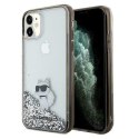 KARL LAGERFELD futerał do IPHONE 11 KLHCN61LKCNSK (Liquid Glitter C) transparentny