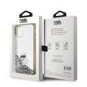 KARL LAGERFELD futerał do IPHONE 11 KLHCN61LKCNSK (Liquid Glitter C) transparentny